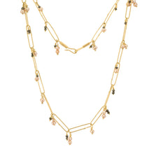Load image into Gallery viewer, Pearl and Black Diamond Grand Abacus Chain - Erin Cuff
