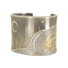 Load image into Gallery viewer, Grand Engraved Serpent Cuff Bracelet - Erin Cuff