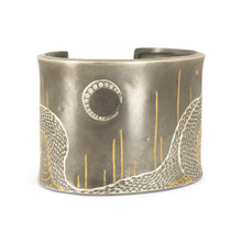 Load image into Gallery viewer, Grand Engraved Serpent Cuff Bracelet - Erin Cuff