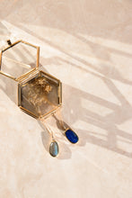 Load image into Gallery viewer, Labradorite and Pave Diamond Pendant