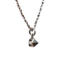 Load image into Gallery viewer, Studded Magnetite Necklace on Rosary Chain - Miranda Hicks