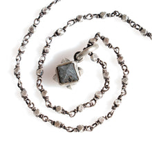 Load image into Gallery viewer, Studded Magnetite Necklace on Rosary Chain - Miranda Hicks