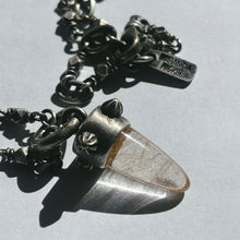 Load image into Gallery viewer, Rutile Quartz Necklace on Hand-Forged Chain - Miranda Hicks