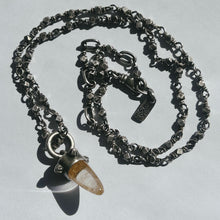 Load image into Gallery viewer, Rutile Quartz Necklace on Hand-Forged Chain - Miranda Hicks