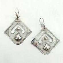 Load image into Gallery viewer, Large Silver Tuareg Earrings - Moussa Albaka