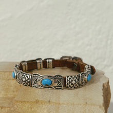Load image into Gallery viewer, Butterfly Concho Bracelet with Kingman Turquoise - Rick Montaño