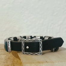 Load image into Gallery viewer, Large Square Concho Bracelet with Mixed Stones - Rick Montaño