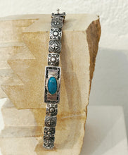 Load image into Gallery viewer, Turquoise Concho Bracelet - Rick Montaño