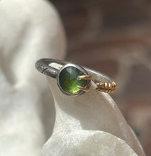 Load image into Gallery viewer, Green Tourmaline Serpent Ring - Shoshanna Frank