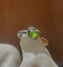 Load image into Gallery viewer, Green Tourmaline Serpent Ring - Shoshanna Frank