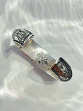 Load image into Gallery viewer, Ebony &amp; Silver Bangle Bracelet - Moussa Albaka