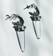 Load image into Gallery viewer, Rock Crystal Hoop Earrings - Miranda Hicks