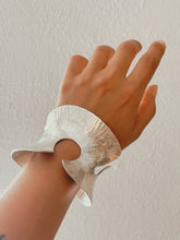 Load image into Gallery viewer, Silver Abstract Cuff - Emilia Castillo