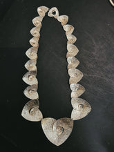 Load image into Gallery viewer, Silver Shell Statement Necklace - Emilia Castillo