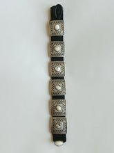 Load image into Gallery viewer, White Buffalo Turquoise Concho Bracelet - Rick Montaño