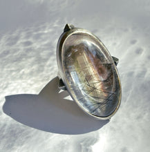 Load image into Gallery viewer, Tourmalated Quartz &amp; Mica Ring - Miranda Hicks