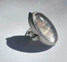 Load image into Gallery viewer, Tourmalated Quartz &amp; Mica Ring - Miranda Hicks