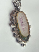Load image into Gallery viewer, Amethyst Geode + Pearl Necklace - Miranda Hicks