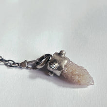 Load image into Gallery viewer, Spirit Quartz &amp; Pearl Pendulum Necklace - Miranda Hicks