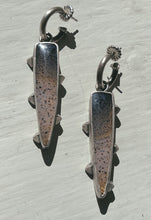Load image into Gallery viewer, Prickly Pear Earrings with Moss Agate - Miranda Hicks