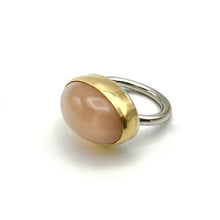 Load image into Gallery viewer, Moriah Stanton - Peach Moonstone in 22k Yellow Gold