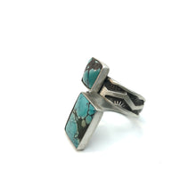 Load image into Gallery viewer, Double Turquoise Ring - Rick Montaño