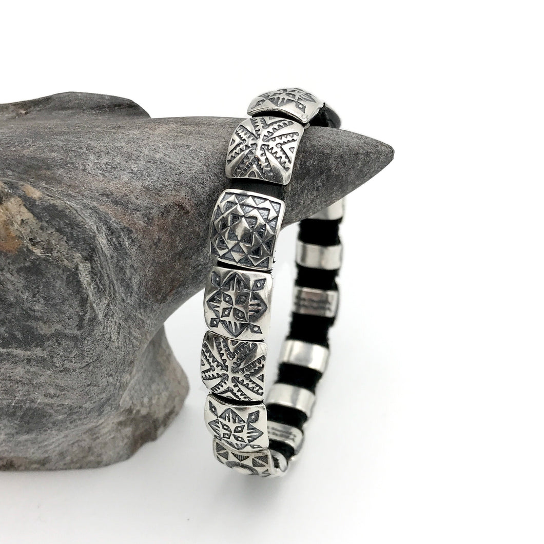 Signature Bracelet with Mini Conchos - Rick Montaño