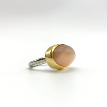 Load image into Gallery viewer, Moriah Stanton - Peach Moonstone in 22k Yellow Gold