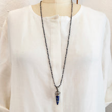Load image into Gallery viewer, Lapis Bullet on Rosary Chain - Miranda HIcks