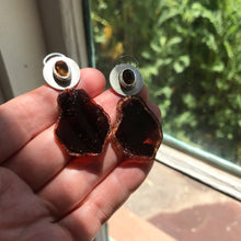 Load image into Gallery viewer, Moriah Stanton - Sliced Tourmaline Earrings