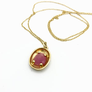 Sapphire Reliquary Necklace - Goldhenn
