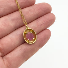 Load image into Gallery viewer, Sapphire Reliquary Necklace - Goldhenn