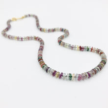 Load image into Gallery viewer, Jewel Tone Sapphire Necklace - Goldhenn