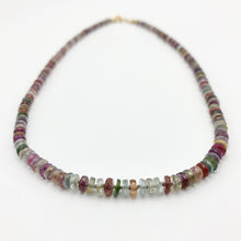 Load image into Gallery viewer, Jewel Tone Sapphire Necklace - Goldhenn