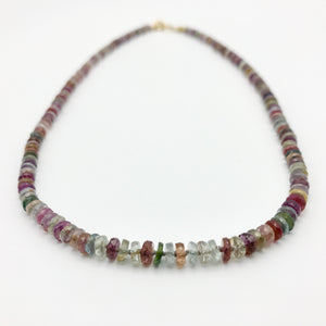 Jewel Tone Sapphire Necklace - Goldhenn