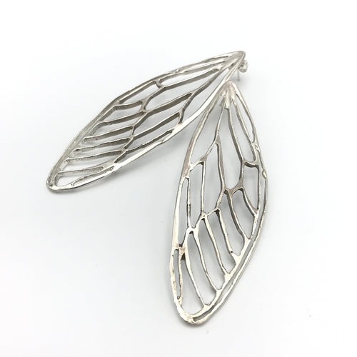 Bold Cicada Wing Earrings - Alexis Pavlantos