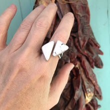 Load image into Gallery viewer, White Buffalo Turquoise Ring - Rick Montaño