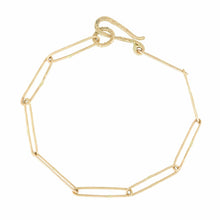 Load image into Gallery viewer, Paperclip Chain Bracelet 14k - Erin Cuff