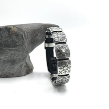 Load image into Gallery viewer, Signature Bracelet with Small Conchos - Rick Montaño
