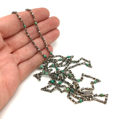 48” Flapper Chain with Turquoise - Miranda Hicks