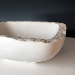 Sculpted Yule Marble Vessel - Britt Brown
