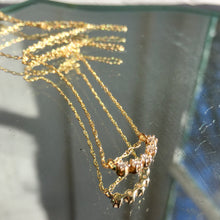 Load image into Gallery viewer, Her Majesty curve necklace white diamonds - Labulgara