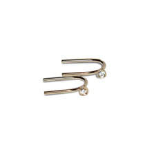 Load image into Gallery viewer, One Pointer Mini Thread Earrings - Labulgara