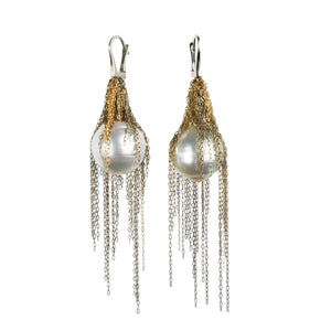 Large South Sea Pearl Earrings - Martin Bernstein