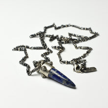 Load image into Gallery viewer, Lapis Bullet on Rosary Chain - Miranda HIcks