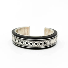 Load image into Gallery viewer, Ebony and Silver Cuff - Moussa Albaka