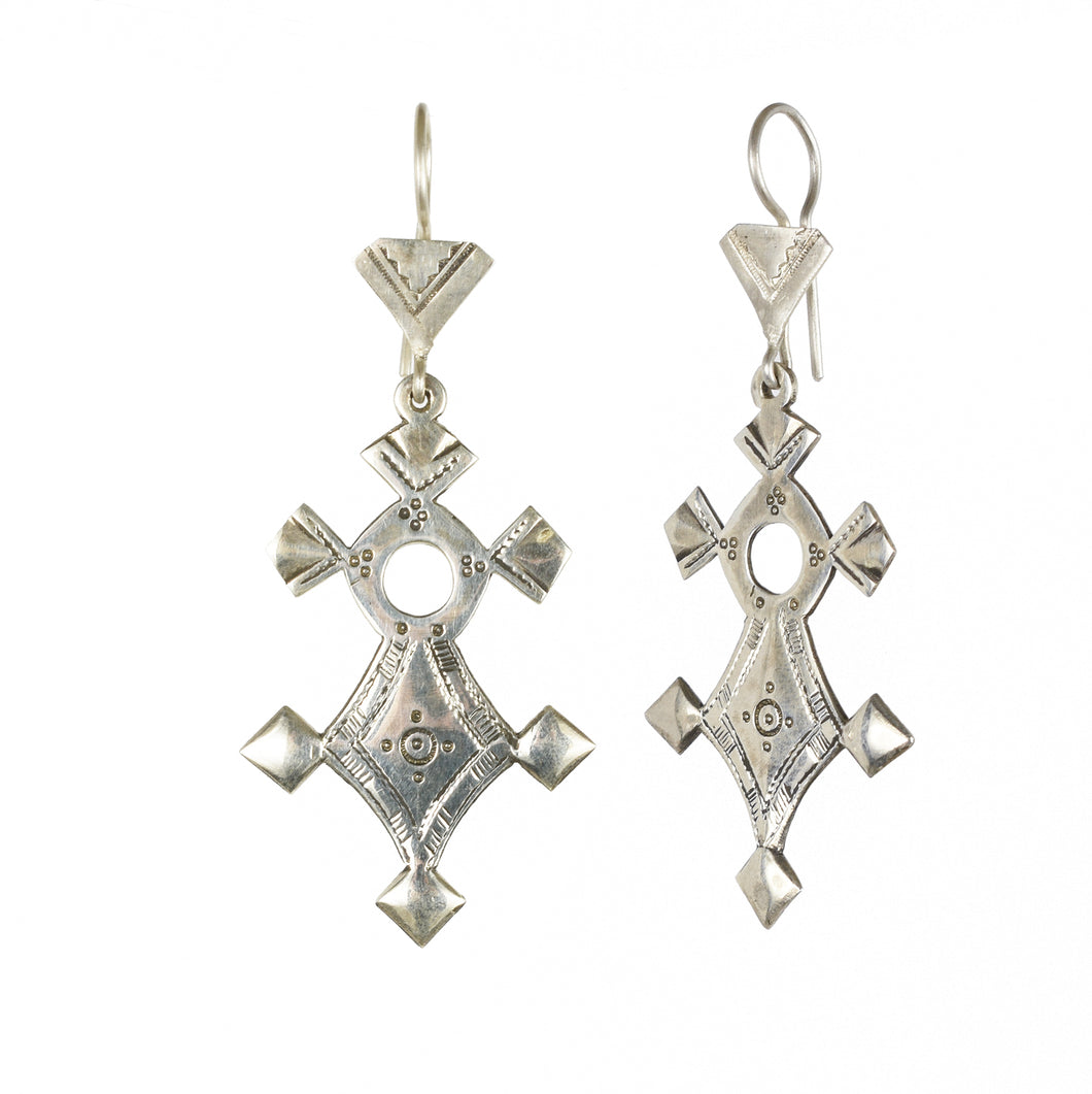 Tuareg Cross Earrings - Moussa Albaka