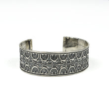 Load image into Gallery viewer, Stamped Silver Cuff - Rick Montaño